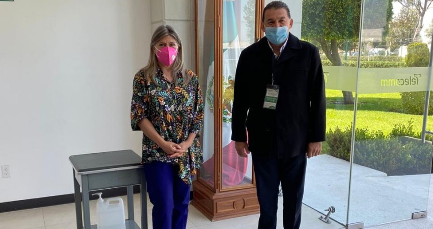 Continúa el alcalde de La Paz  con las gestiones para construir un parque en El Manglito