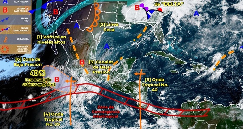 Calor, viento y lluvias aisladas prevén para esta semana en BCS