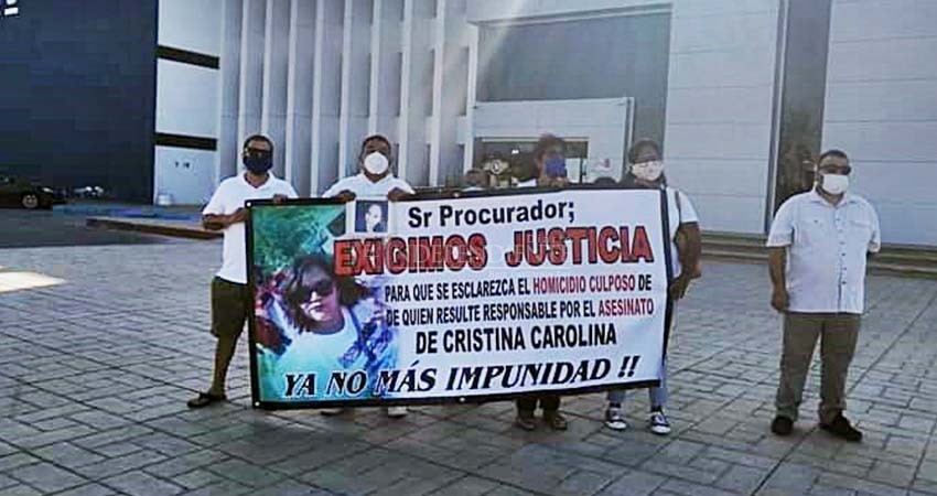 Familia de Carolina sigue pidiendo justicia, ahora ante la PGJE