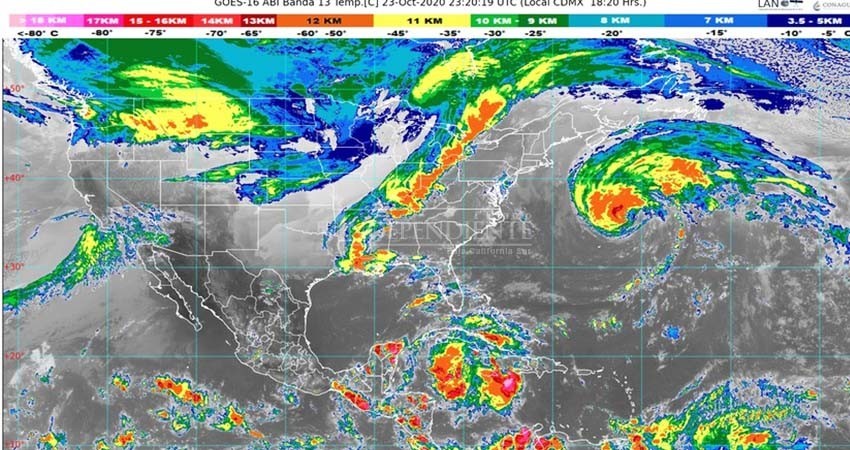 Frentes fríos refrescarán temperaturas en BCS durante el fin de semana