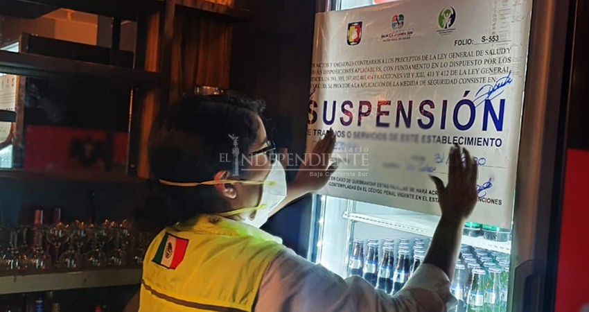 “Mano dura” contra negocios que no respetan sana distancia en Los Cabos