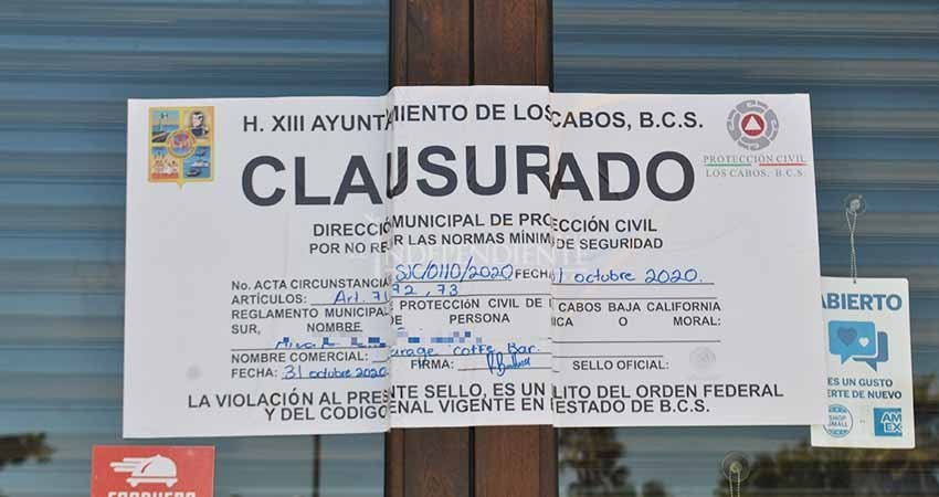 Coepris aplica más de 200 suspensiones a negocios durante la pandemia