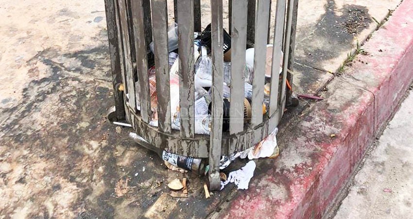 Inconsciencia ciudadana en calles de la zona turística de CSL