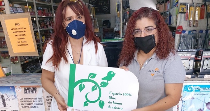Un centenar de establecimientos se acreditaron como espacios libres de humo de tabaco en 2020