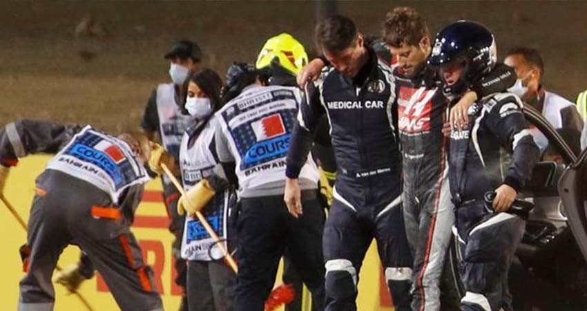 FIA investiga accidente de Grosjean