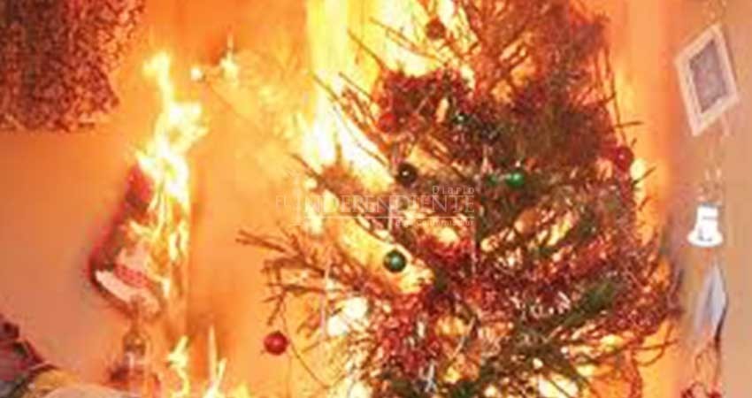 Tres incendios en viviendas han ocasionado fallas de luces y adornos navideños en La Paz