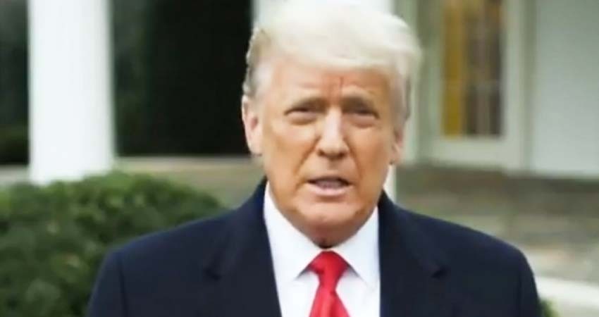 ‘Tienen que ir a casa ahora’, pide Trump tras protestas en Capitolio