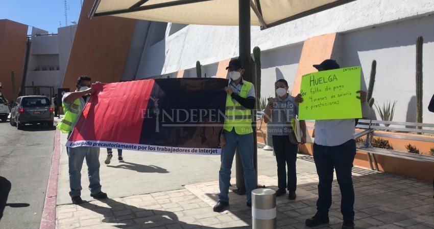 En Los Cabos, trabajadores de Interjet se suman a huelga nacional