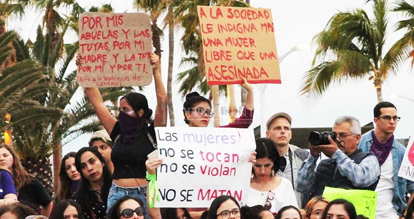 Colectivas exigen acciones ante violencia feminicida en BCS
