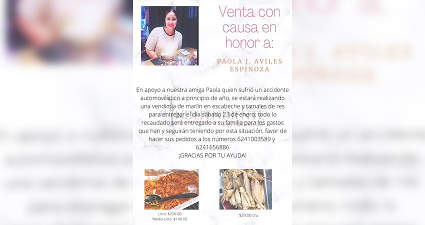 Joven accidentada pide colaboración de ciudadanos para costear gastos médicos