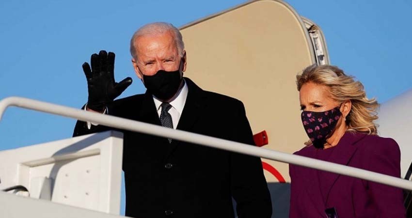 Así llega Biden a Washington para asumir presidencia de EU