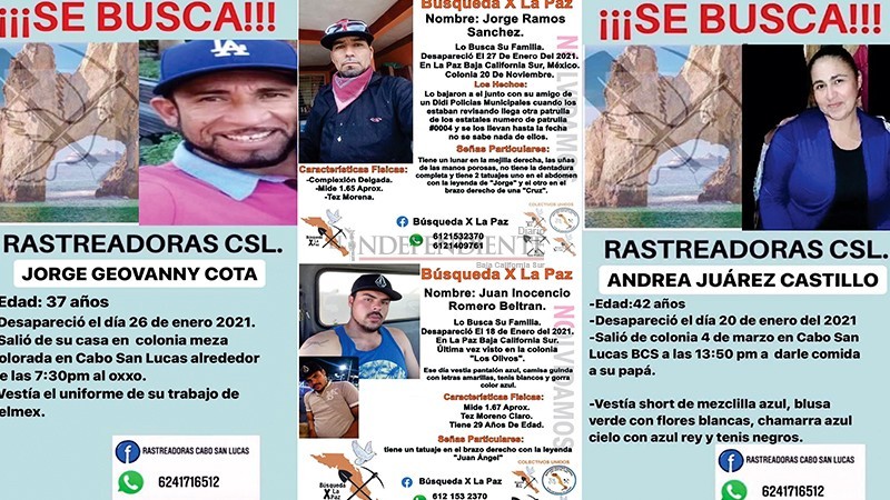 Desapariciones, dura realidad que no ha dejado de manifestarse este año