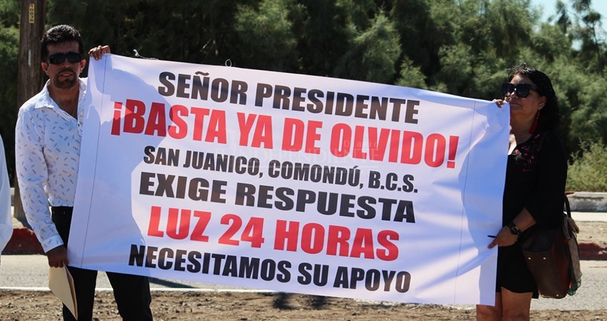 Ejidatarios evitan llegada de luz por parte de CFE a San Juanico