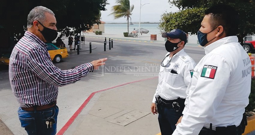 Con serias restricciones reabren el malecón de La Paz