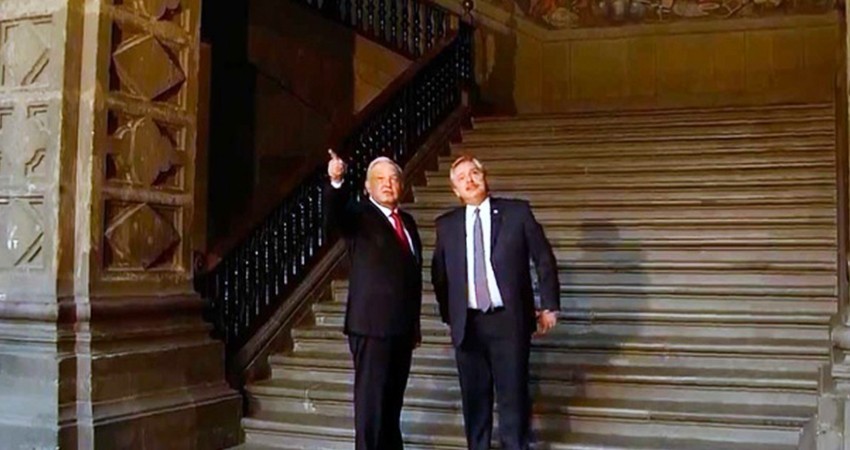 'Es reconfortante estar en el México de López Obrador'