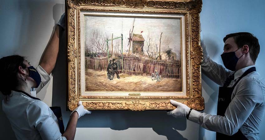 Exhibirán pintura callejera de Van Gogh guardada durante un siglo