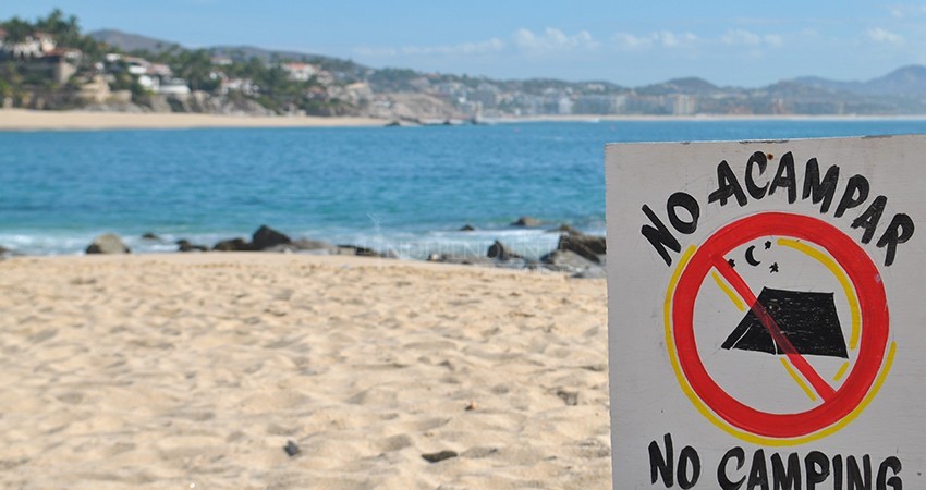 Aún en fase 3 del semáforo sanitario, no está permitido acampar en playas: Zofemat