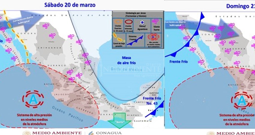 Nuevo frente frío mantendrá ambiente helado en BCS este fin de semana