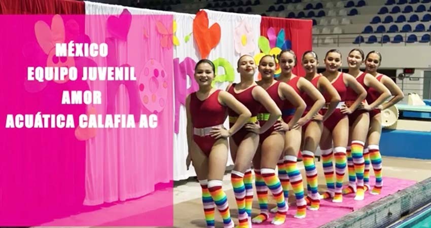 Triunfa selección de natación artística  de BCS en festival internacional