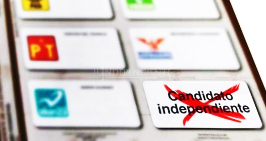 En esta elección no habrá candidaturas independientes en BCS