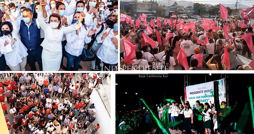 Entre tumultos, caos y sin sana distancia concluyó registro de candidatos a alcaldes en Los Cabos