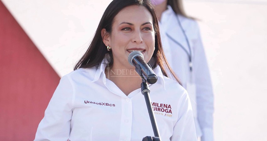 Estamos determinados en frenar la corrupción y la desigualdad: Milena Quiroga