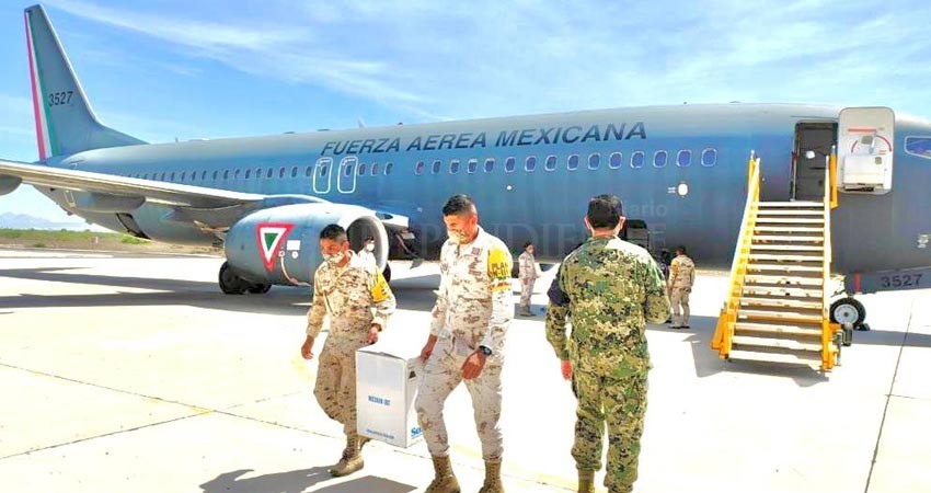 Llegan a BCS 15,870 nuevas dosis de vacuna contra COVID-19