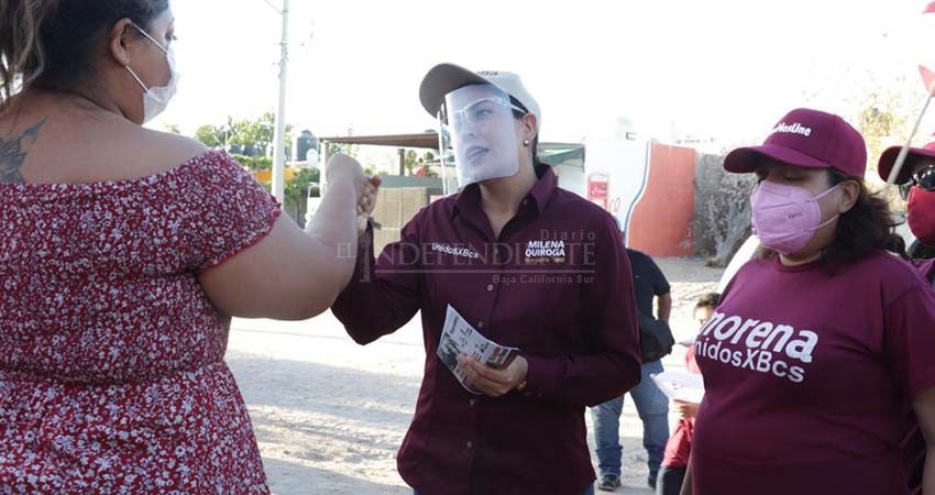 Compromete Milena Quiroga una mejor movilidad para personas con discapacidad en La Paz