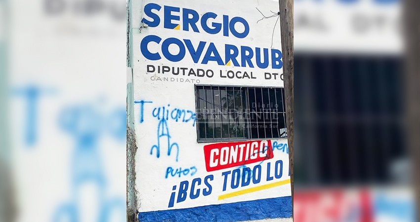 A 15 días del inicio de campañas ya comenzó el vandalismo de propaganda política