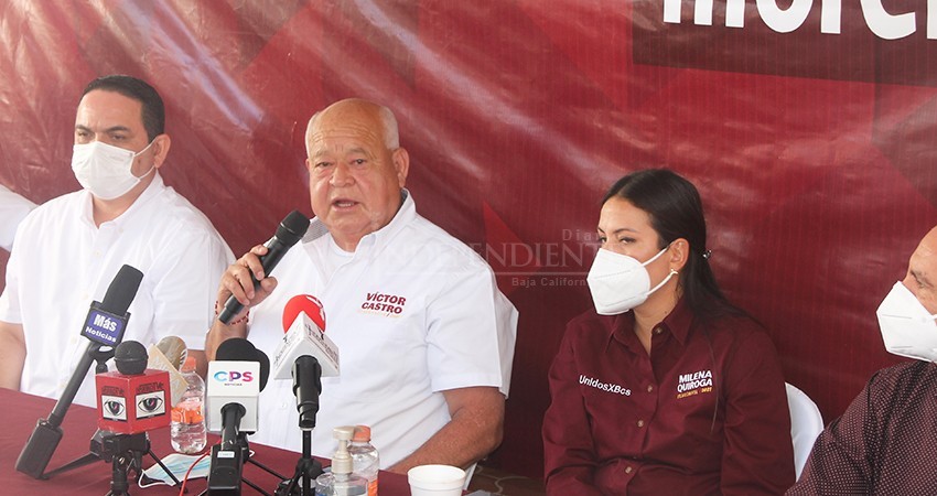 Anuncia Víctor Castro sumas a su proyecto: “Vamos a gobernar juntito a la gente”