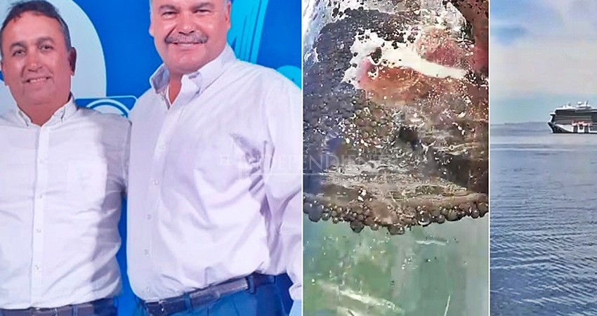 Director de API evade hablar de la contaminación de megacruceros en La Paz