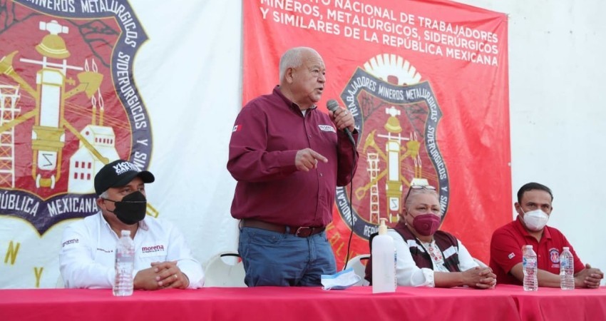 Vamos a defender los empleos de la Minera El Boleo: Víctor Castro