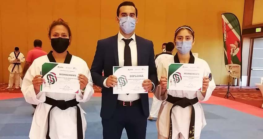 Regresan taekwondoinas Sudcalifornianas con medallas de plata y bronce