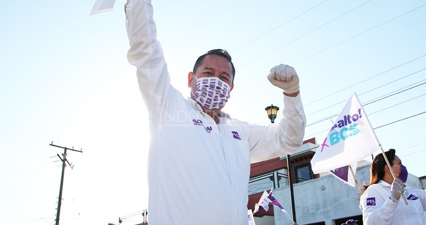 Vamos a trabajar para que Sudcalifornia sea ese lugar seguro y de oportunidades que esperamos: Adonai Carreón