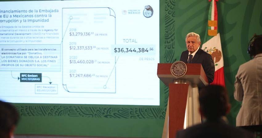 Pide México a EU informe sobre fondos para grupo de Claudio X. González