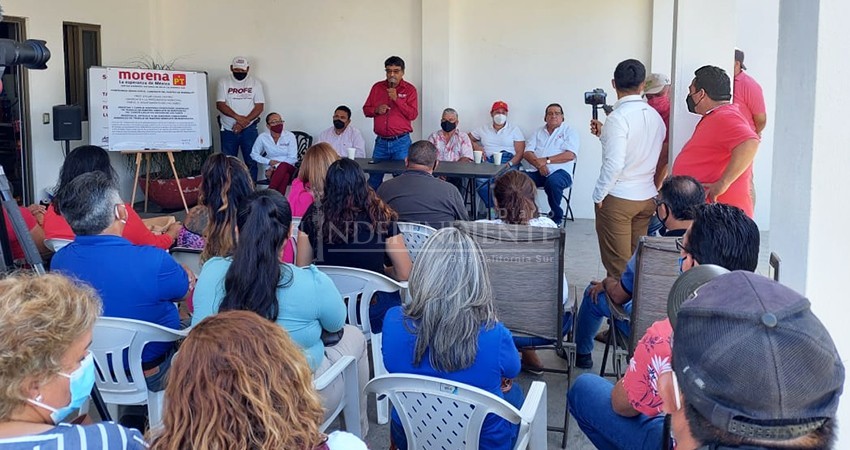 Sindicalizados del Ayuntamiento de Los Cabos refrendan su respaldo a Oscar Leggs
