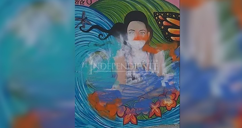 Vandalizan mural en honor a Aolanis Sánchez Lucero, víctima de feminicidio