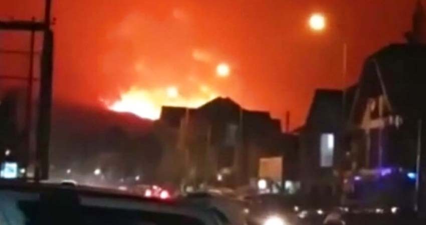 Fotos de la erupción en volcán de El Congo; población huye a Ruanda