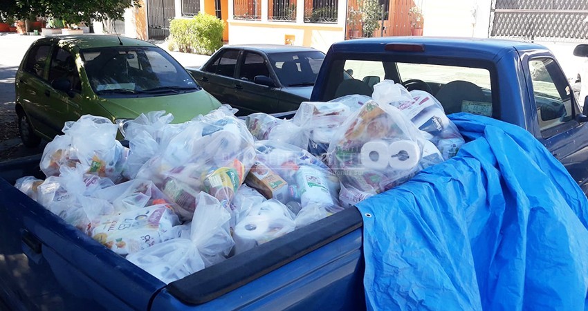 Panistas descubren despensas, “Son de la “operación rata de Morena”, asegura el líder Carlos Rochín