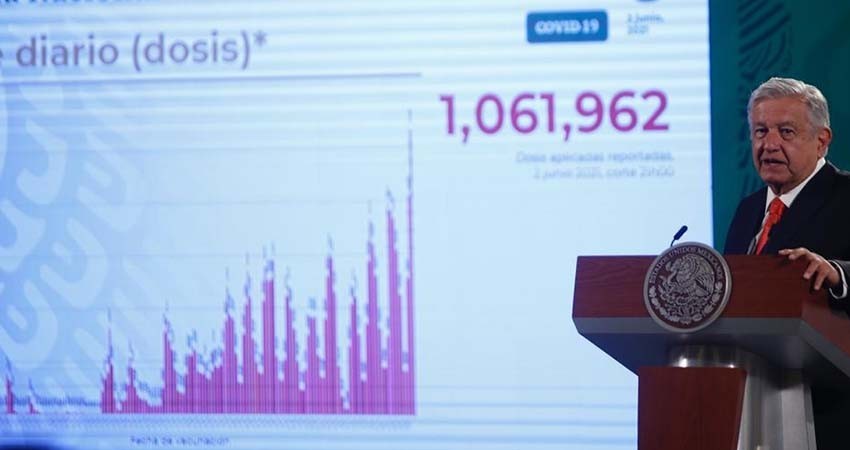 Tras elecciones  reforzarán vacunación contra Covid en QR, BCS y la frontera: AMLO