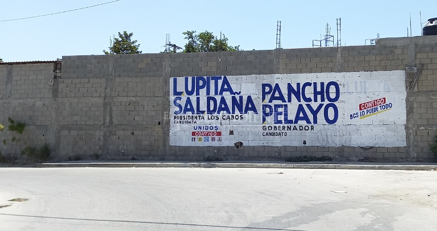 Que los políticos no olviden despintar su propaganda de los muros, piden vecinos de Los Cabos