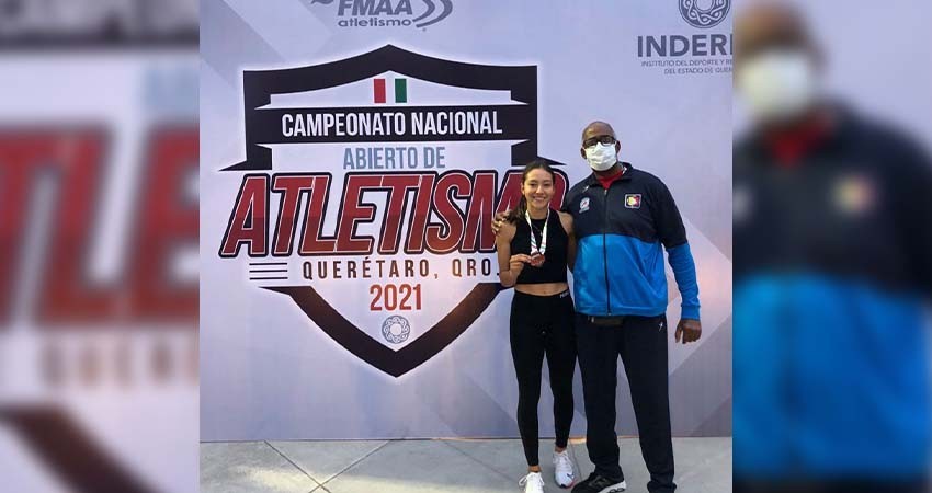 Conquista bronce la Sudcaliforniana Valeria González en nacional de atletismo