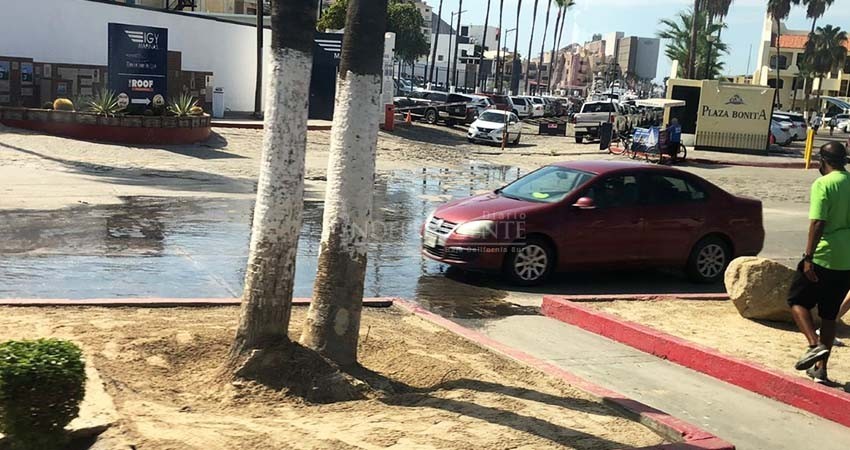 De nuevo, salen las aguas negras hacia la zona turística en CSL