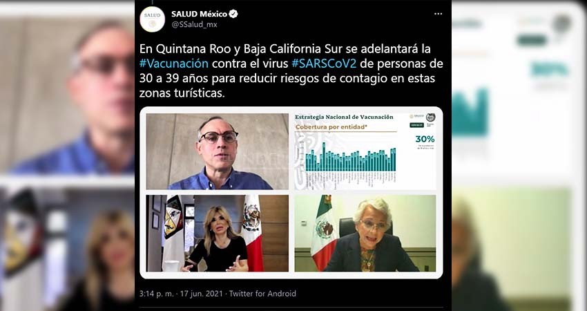 De nueva cuenta federación anuncia que intensificará vacunación en BCS