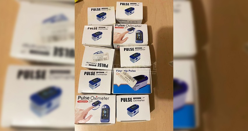 Ciudadanos se solidarizan y ponen a disposición oximetros
