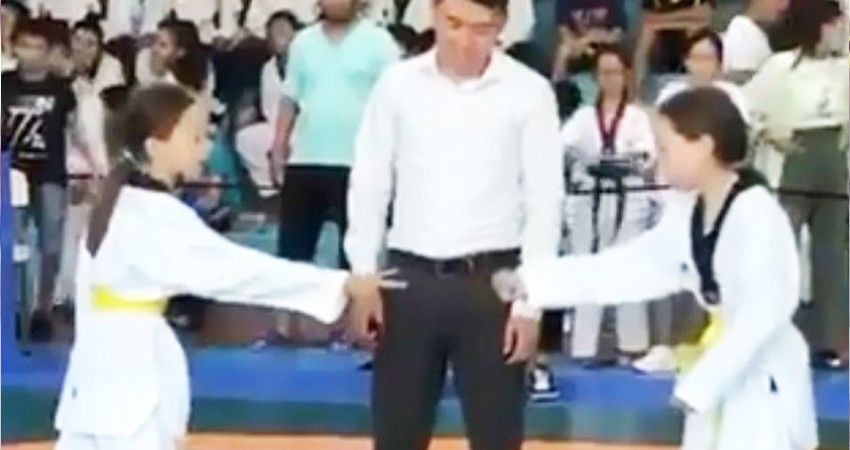 ¡Hermanas deciden final de taekwondo jugando piedra, papel o tijera!