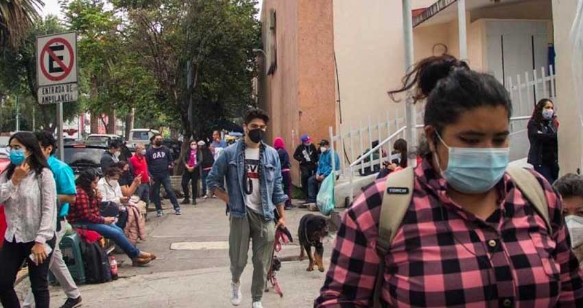 México reporta 6 mil 81 nuevos casos covid; curva epidémica sube a 18%