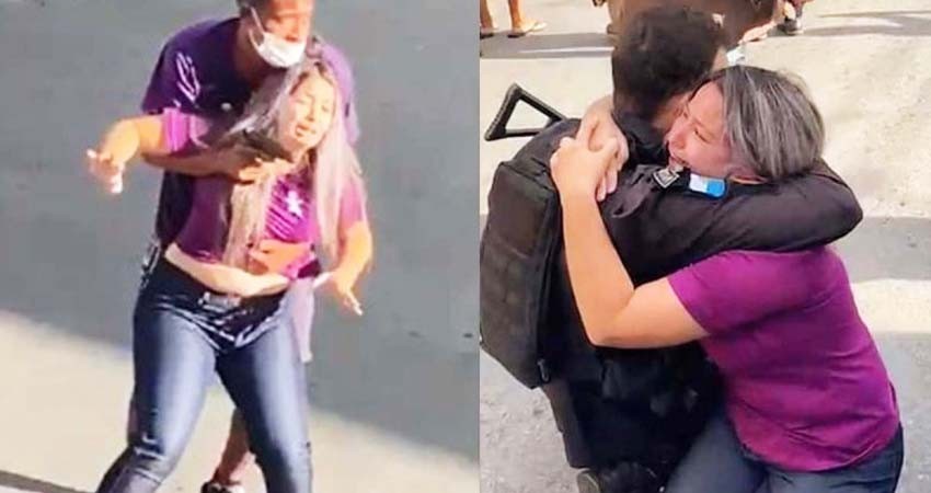 Ladrón toma rehén en plena calle, policías lo abaten