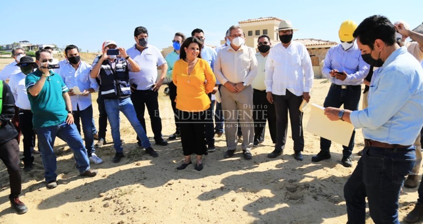 Armida Castro no se quiere ir sin colocar la primera piedra de la desalinizadora