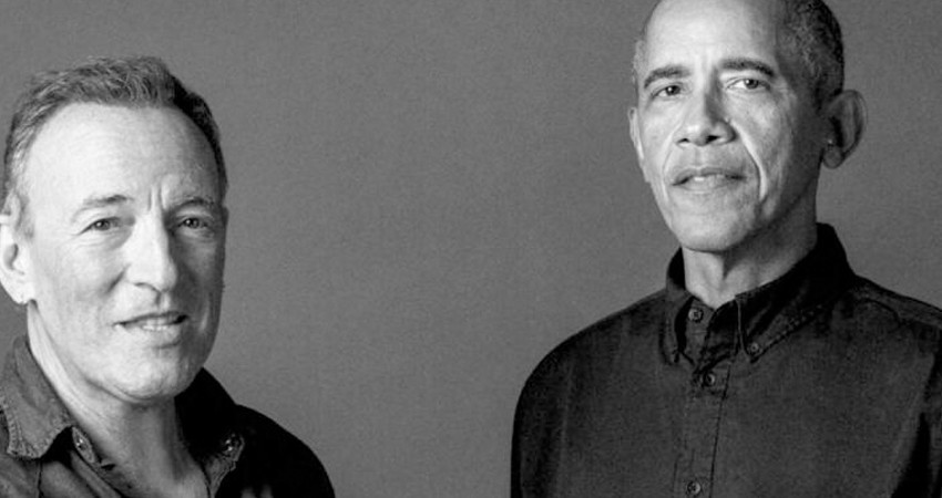 Libro de Obama y Bruce Springsteen saldrá en octubre